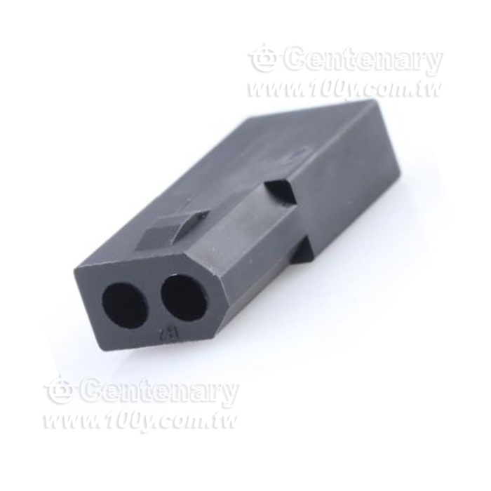 Molex管腳和插座連接器FREE HANGING RECP 2P black - 158176 產品圖片