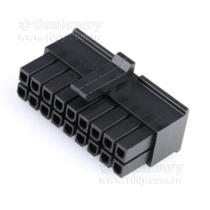 Molex集管和線殼RECEPTACLE 18P DUAL ROW - 158246 產品圖片