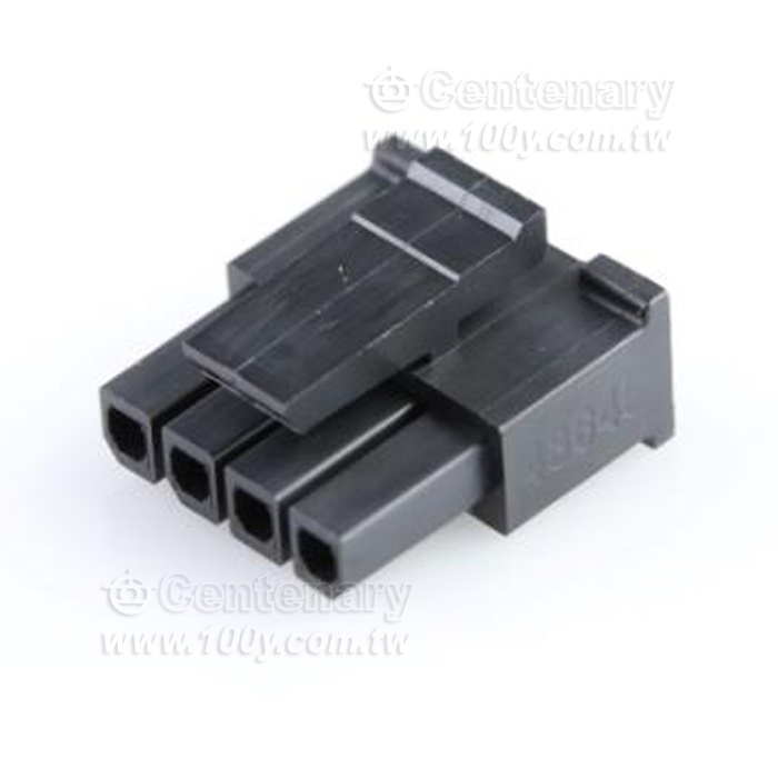 Molex集管和線殼MicroFit 3.0 Recept. SR 4Ckt GW HF - 158258 產品圖片