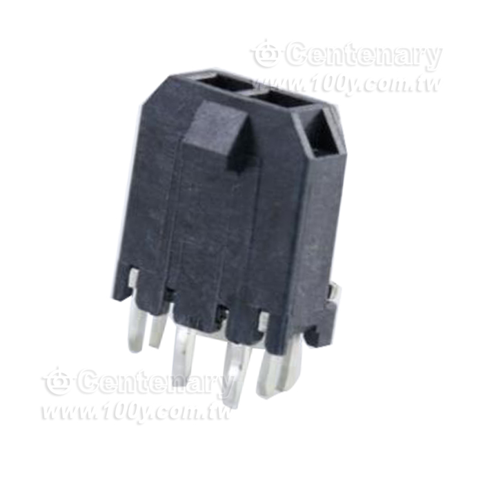 Molex集管和線殼MicroFit 3.0 SR V TH Clip 30Au 2Ckt - 158259 產品圖片