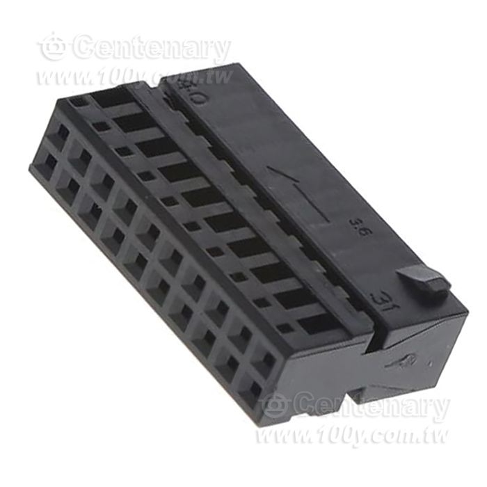 TE Housing for Female Terminals 20P - 159302 Product Image