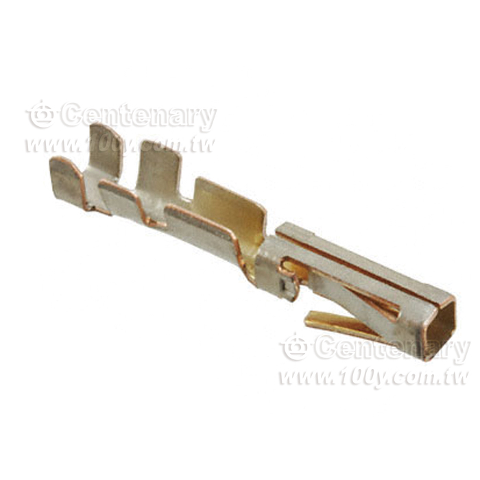 TE_AMPMODU Mod II  Female Pin-Gold（0.41μm） - 158879 Product Image