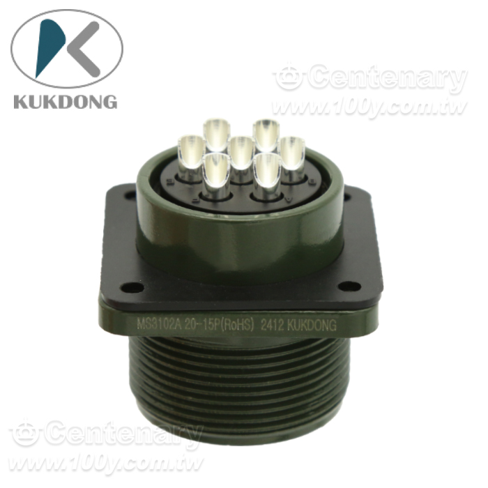 7P公端械外插座35A 500Vac - 38773 產品圖片