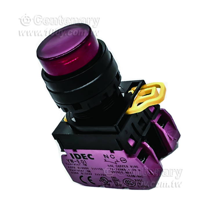 緊急停止按鈕開關22mm-凸頭形-LED瞬時型2NC 24VDC  綠色 - 159071 產品圖片