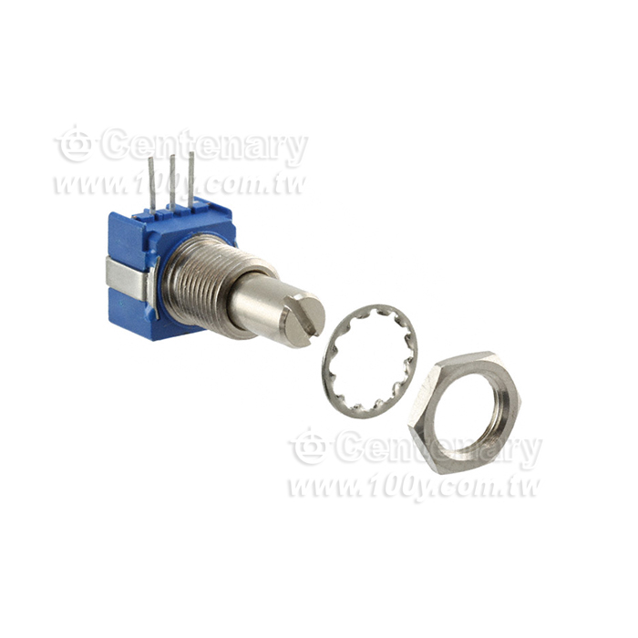 電位計 1/2" 10K 20% Linear C-P 500 mW (1/2 W) - 159227 產品圖片