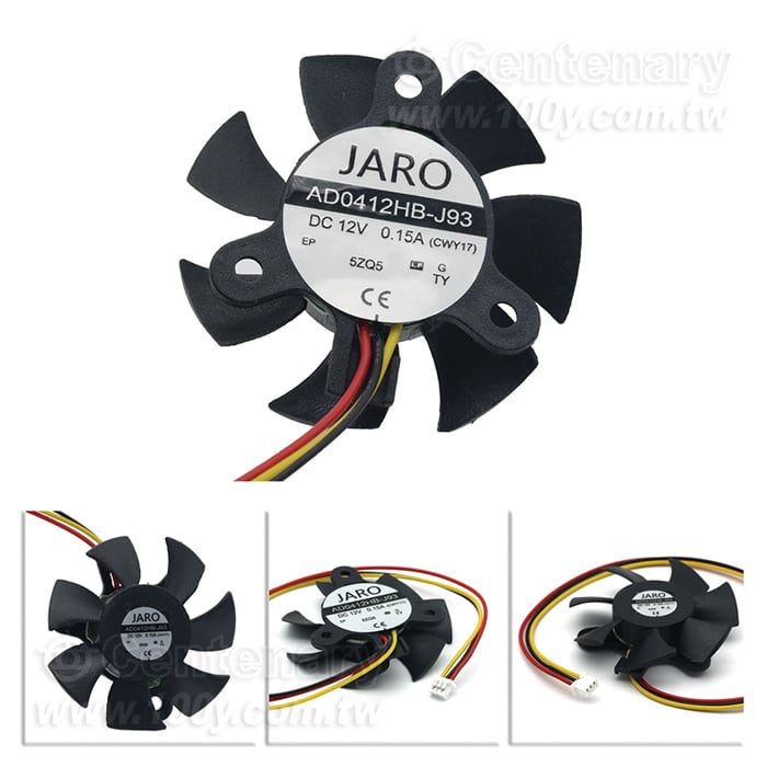散熱風扇 JARO DC12V 0.15A - 158676 產品圖片