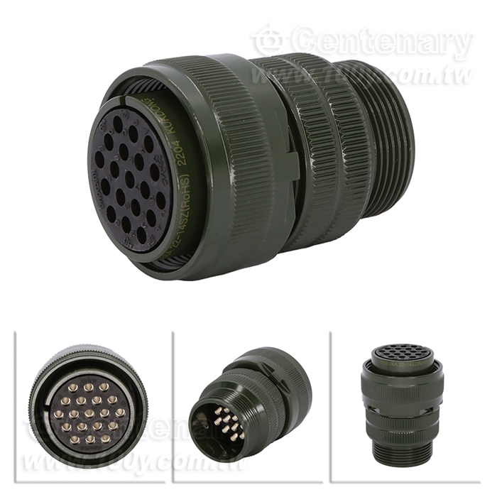 19P母端直管接頭13A~20A 500Vac/700Vac   - 157567 產品圖片