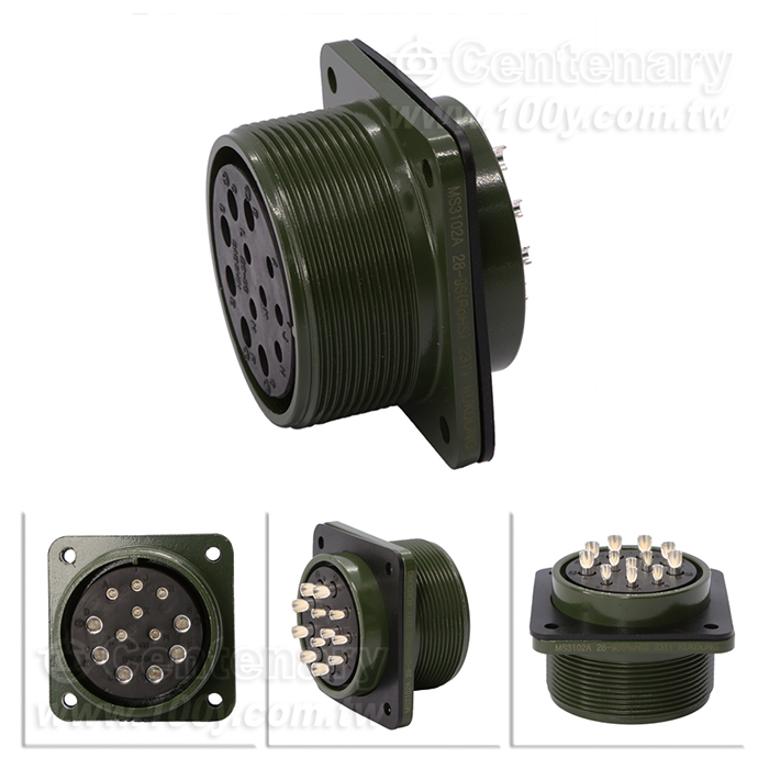 12P 母端械外插座 23A~35A/500Vac/700Vdc - 157711 產品圖片