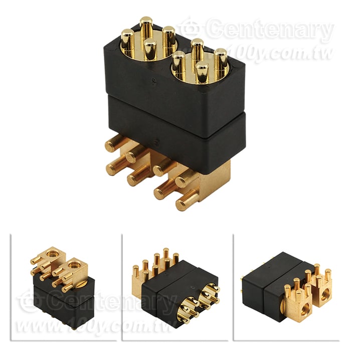 Board to board high current connector
