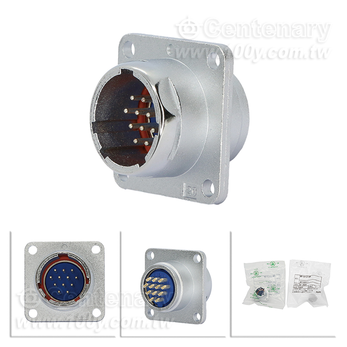 NR系列金屬連接器12P公座  5A/250V - 151627 產品圖片