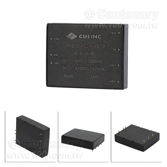 DC DC CONVERTER 5V ±12V 30W - 94701 產品圖片