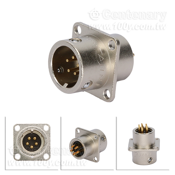TAJIMI Male Flange Mount Receptacle - 157750 Product Image