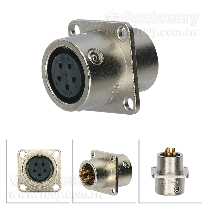 TAJIMI Female Flange Mount Receptacle - 157751 Product Image