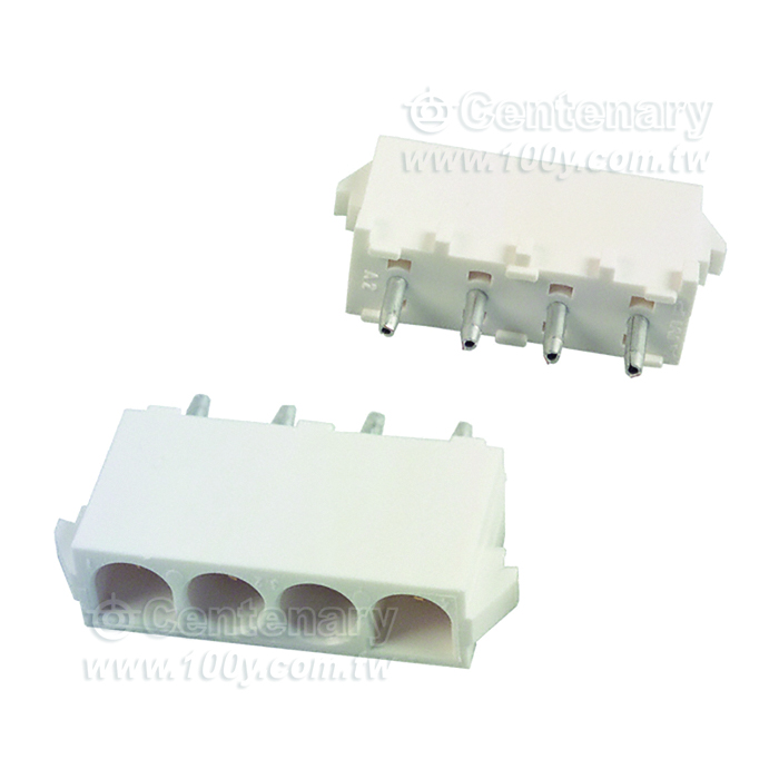 TE  CONN HDR 4POS 0.25 TIN PCB - 159830 Product Image