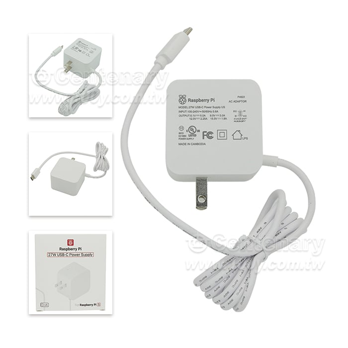 樹莓派5.1V 3A電源適配器 TYPE C接口