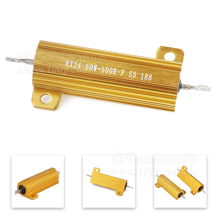 50W黃金鋁電阻 100ohm ±1%【無鉛】 - 40874 產品圖片
