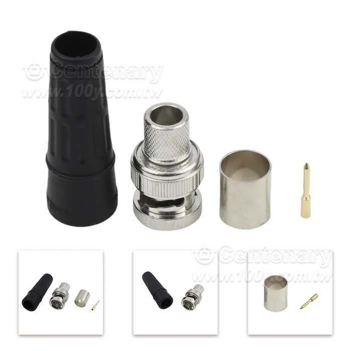 12G-SDI cable cold-press terminations - 159485 Product Image