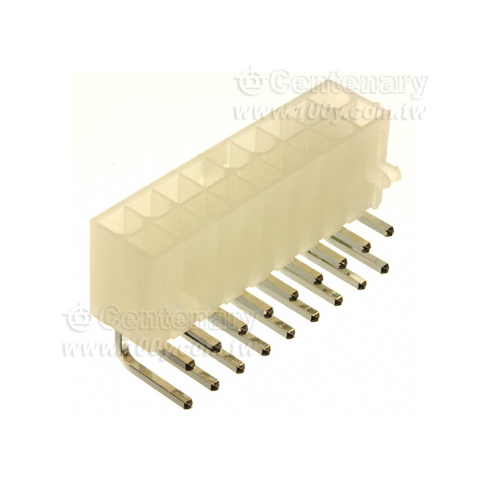 Molex--集管和線殼18 CKT R/A HEADER - 160832 產品圖片