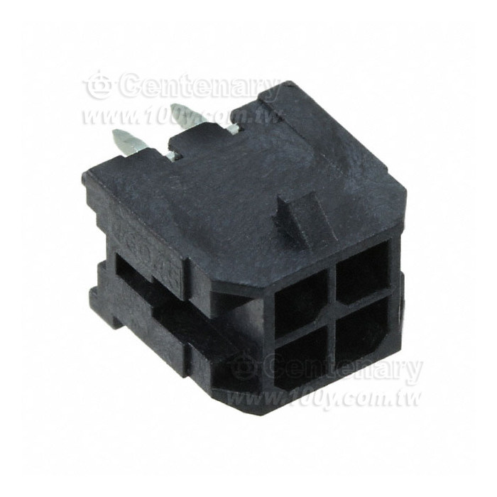 Molex--集管和線殼4CKT VERT DR HDR - 160999 產品圖片