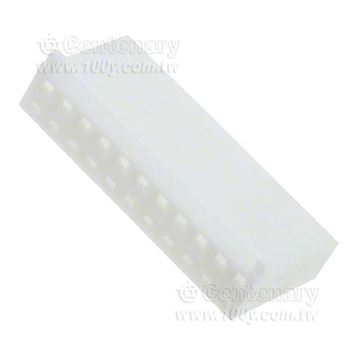 7P外殼 插座 白色 0.100"（2.54mm） - 161451 產品圖片