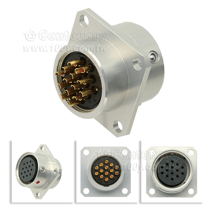 "TAJIMI" PRC04 Series 14P square female socket 5A/350V - 157758 Product Image