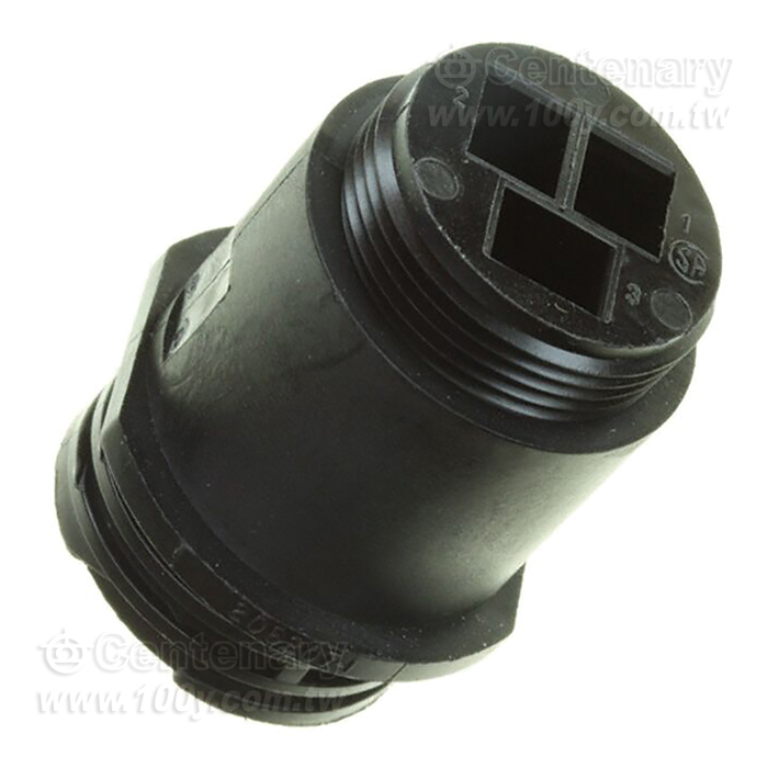 TE  Circular Connector, 3 P Male Plug - 161801 Product Image