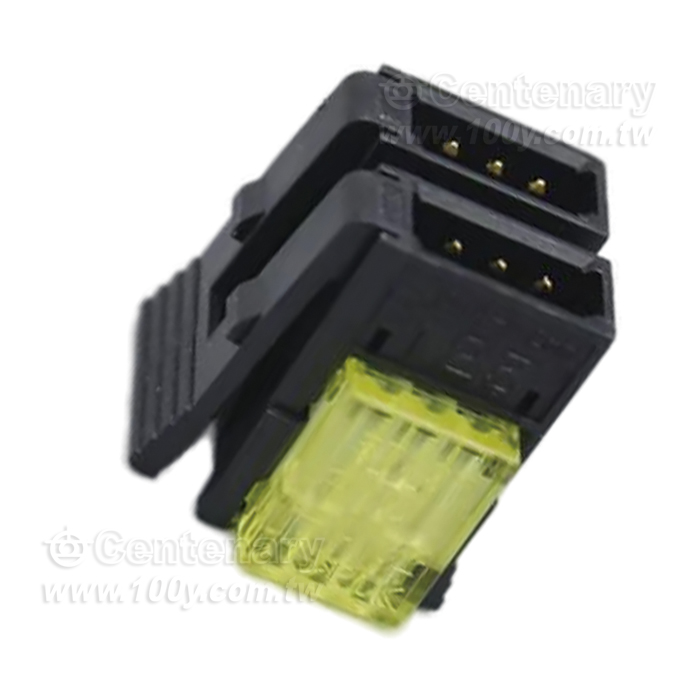 6P(2x3) 母頭 26-24AWG 黃色