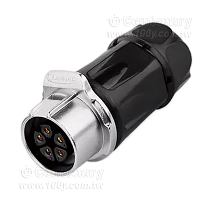 Cnlinko  LP20 type 5 Pins Female Plug/Multi core power supply Industrial waterproof connectors - 161883 Product Image