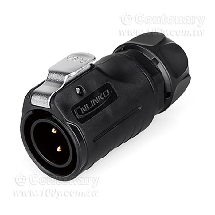 Cnlinko  LP20 type 2-core male plug plastic version welded type - 161931 Product Image