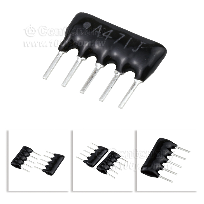 A 1/8W 470ohm ±5%   5PINS
