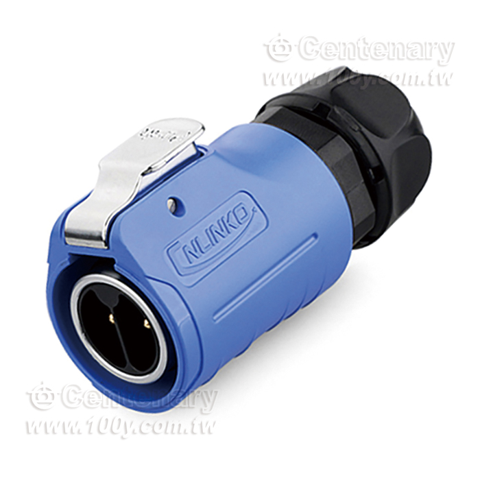 Cnlinko  LP20 type 2 Pins Male Plug/Multi core power supply Industrial waterproof connectors - 162391 Product Image