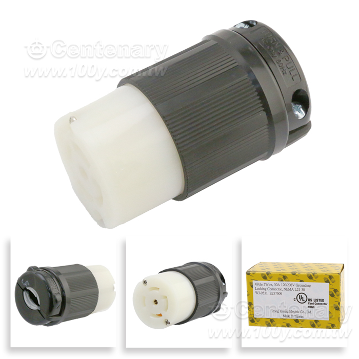 NEMA L21-30 Locking Connector - 95372 Product Image