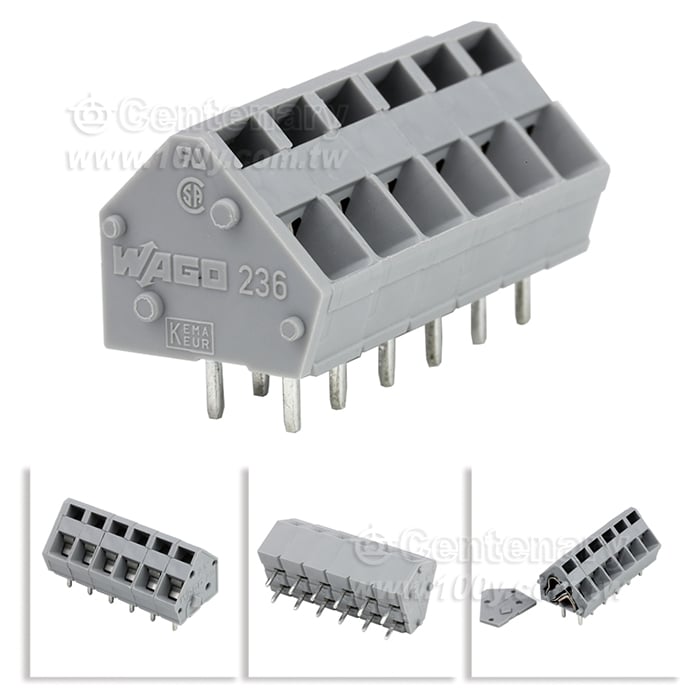 PCB電路板接線端子 間距5/5.08mm  6P