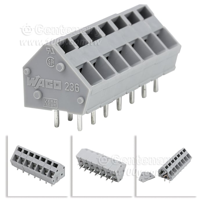 PCB電路板接線端子 間距5/5.08mm  7P