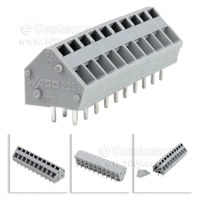 PCB電路板接線端子 間距5/5.08mm  10P