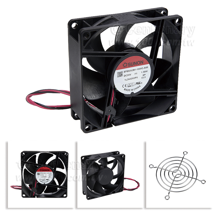 DC24V 帶線式風扇 2 Ball 80*80*25mm - 159601 產品圖片