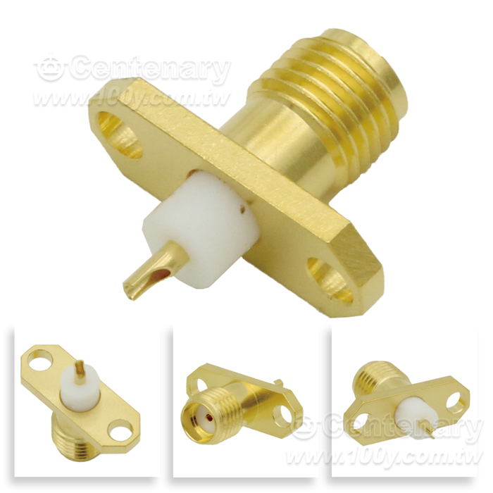 SMA Jack ϕ16mm 2 Hole Flange - 95199 產品圖片