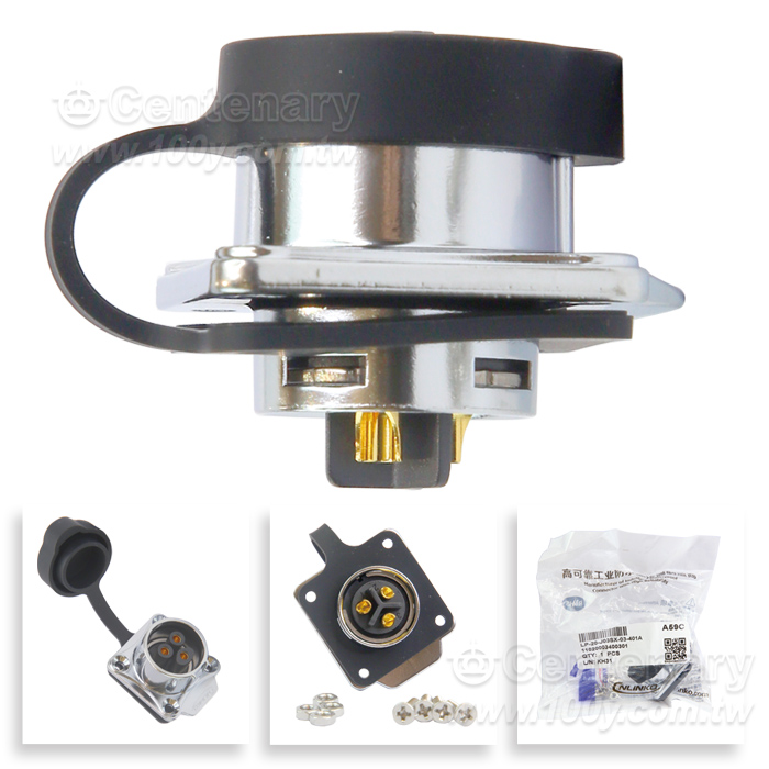 Cnlinko  LP20 type 3 core French Female socket - 155563 Product Image