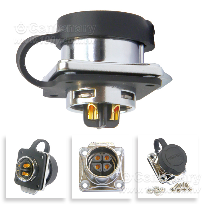 Cnlinko  LP20 Type Female socket ?/Multi core power supply Industrial waterproof connectors - 162401 Product Image