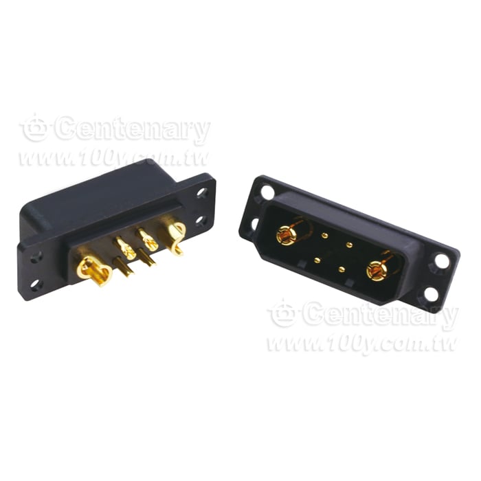EC5航模插頭  2+4公頭 30A/500V