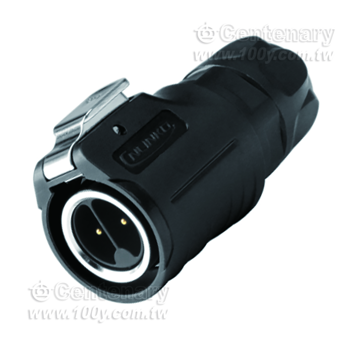 Cnlinko LP16 3-core male plug plastic + metal lock wire type (φ7mm tail seal ring + barrier + buckle + increase creepage) - 162913 Product Image