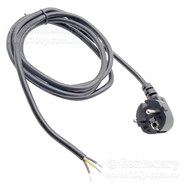 歐規電源線 尾巴剝皮裸線   3M  0.75mm2 - 162769 產品圖片