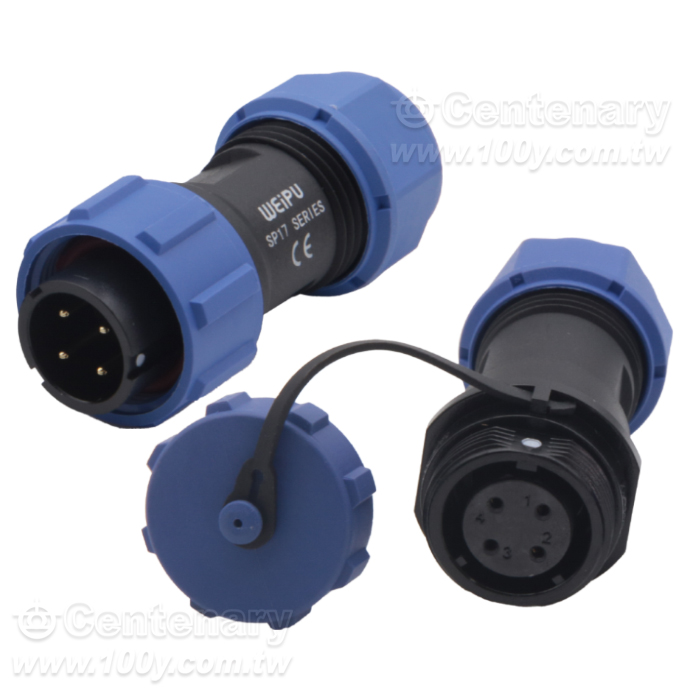 IP68 Cable Connector Cable plug + cable docking socket - 162804 Product Image