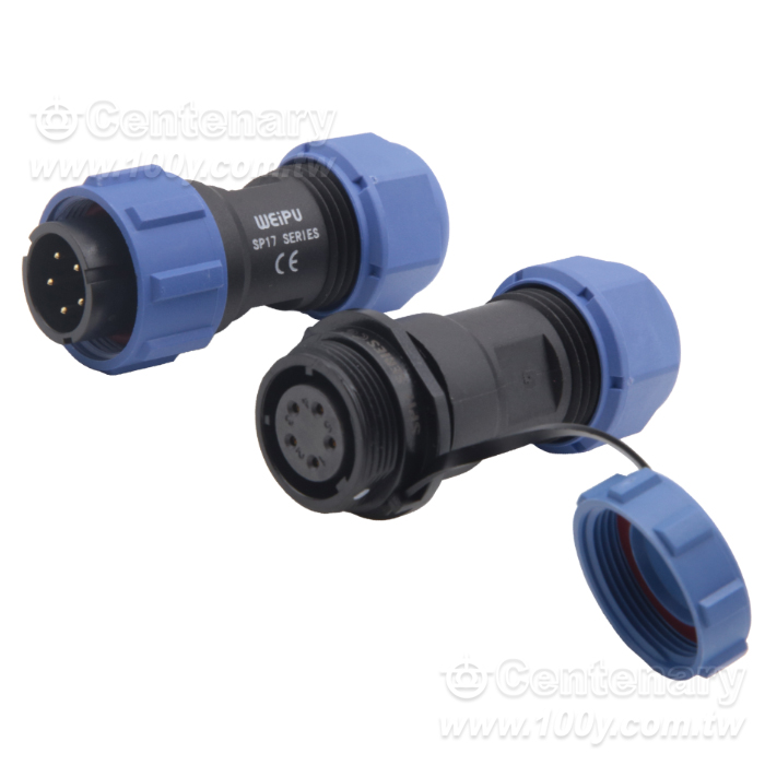 電纜插頭+電纜對接插座5P 5A/500V - 162805 產品圖片