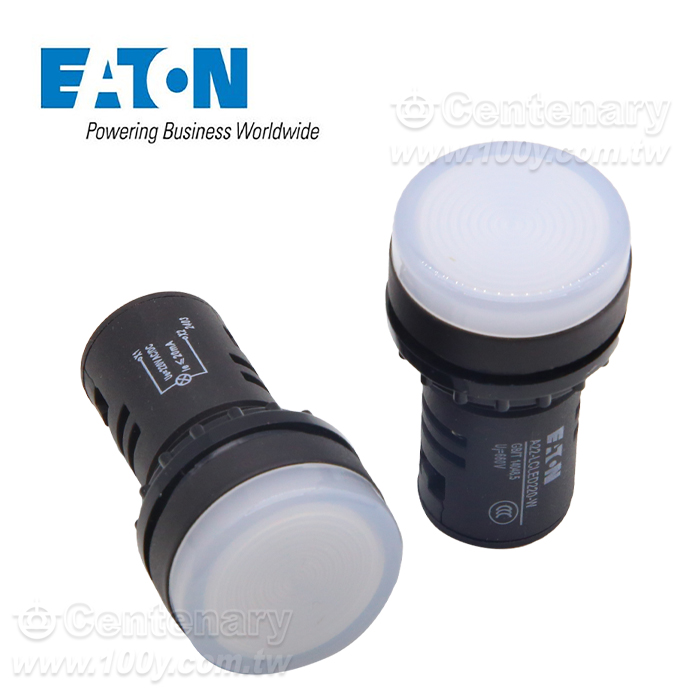 緊湊式指示燈 白色 22mm  220V EATON伊頓穆勒 - 163173 產品圖片
