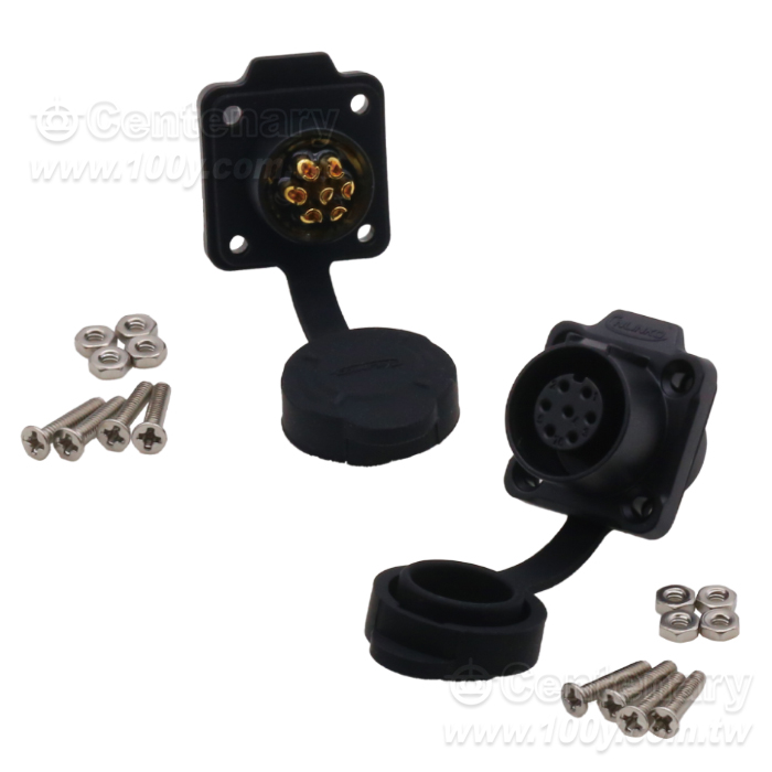 Cnlinko  LP12 type 7cores/Multi core power supply Industrial waterproof connectors - 161311 Product Image