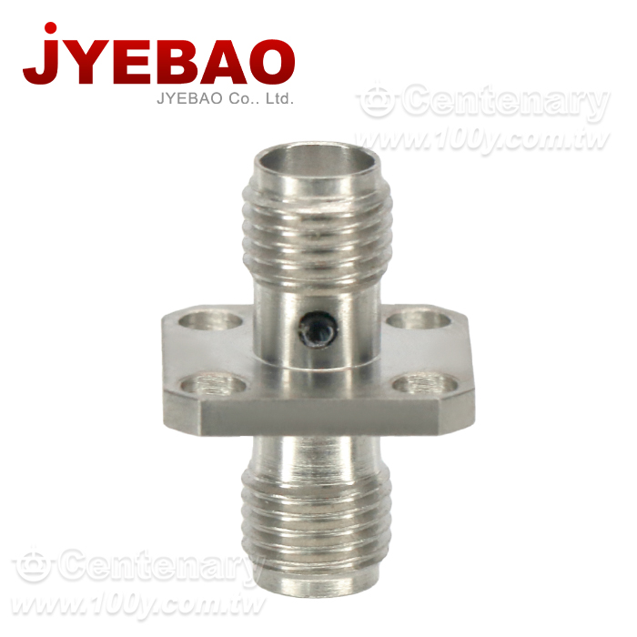 SMA jack to SMA jack with 4-hole flange 18GHz VSWR1.2 - 163408 Product Image