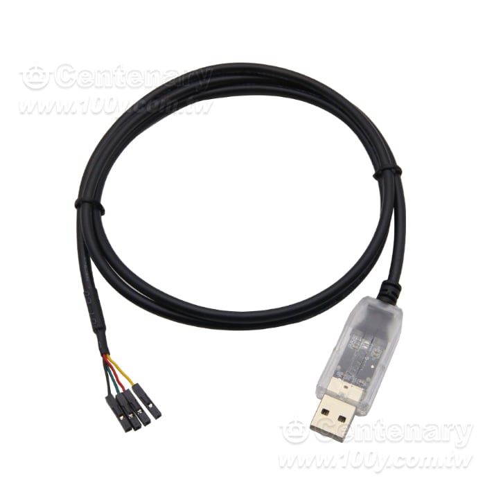 USB轉TTL 4P串口線（PL2303 3.3V）1米 - 163459 產品圖片
