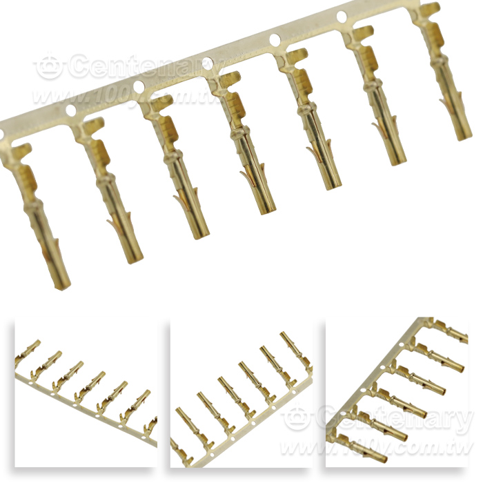 Contact Crimp Split Pin 18-26AWG Gold - 115525 Product Image