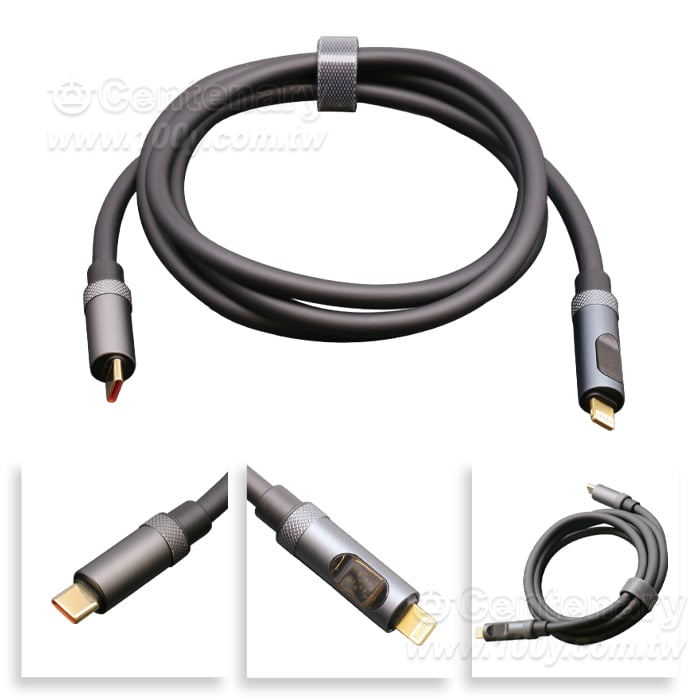 高品質快充 Type-C+數顯-PD27W 1.2m - 163575 產品圖片